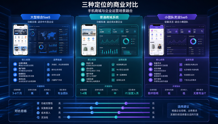 有赞、微盟和普通商城系统，到底有什么区别？